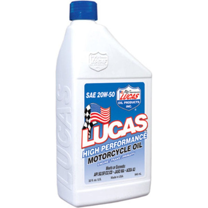 Lucas Oil – High Performance 20W-50 Engine Oil