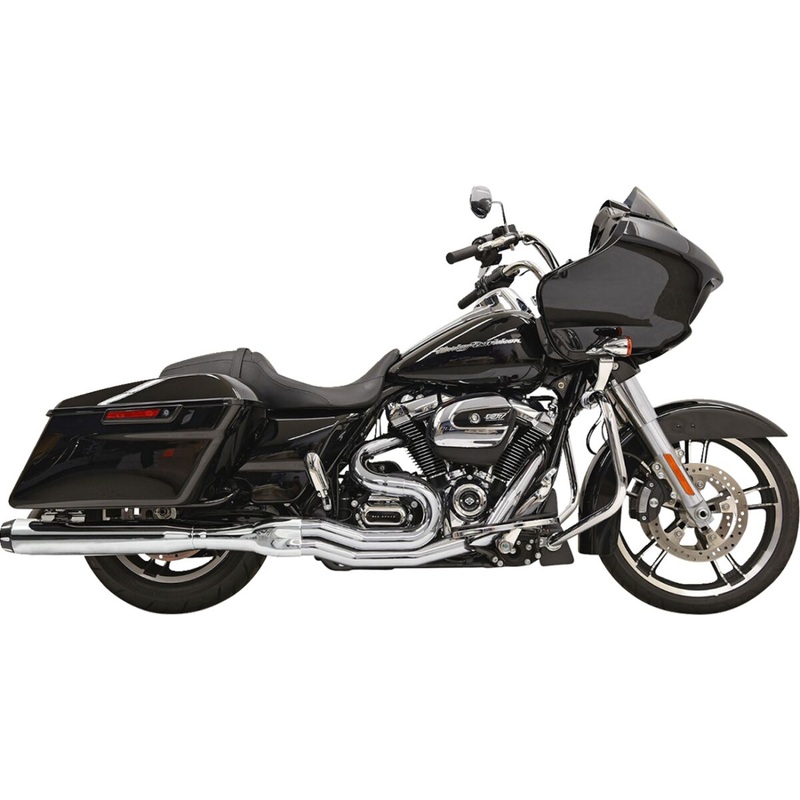 Road Rage 2:1 Exhaust System, Chrome – 17+Touring