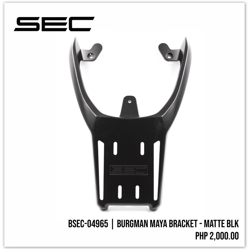 Burgman Maya Bracket – Matte Black