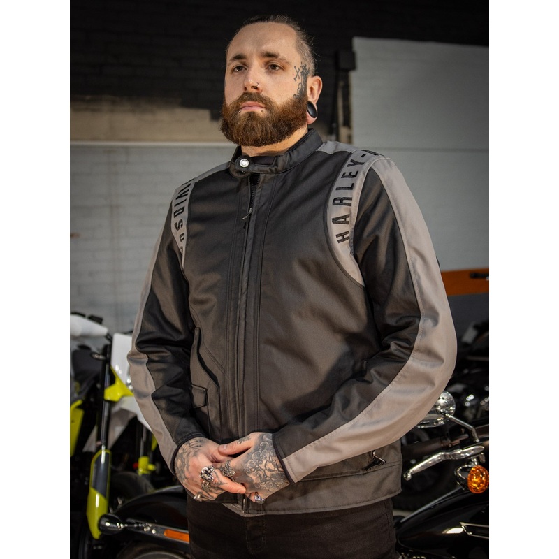 Genuine Harley-Davidson Men’s 120th Anniversary Imprint Riding Jacket 97172-23EM