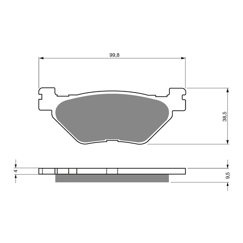GOLDfren Brake Pads Sintered Sports GF165 – S3 ( PH322 )