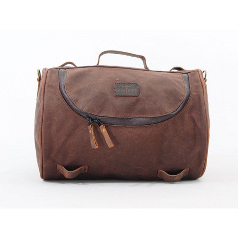 Longride Waxed Canvas Roll Bag Brown – 23.3 Liters