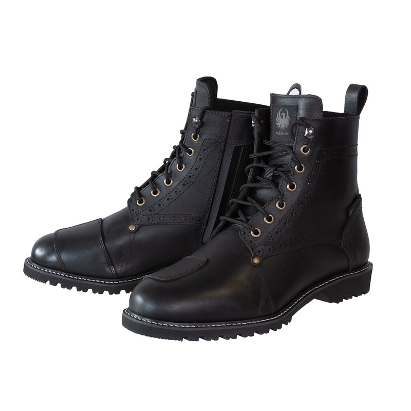 Merlin Derby Brogue D3O Waterproof Boots Black