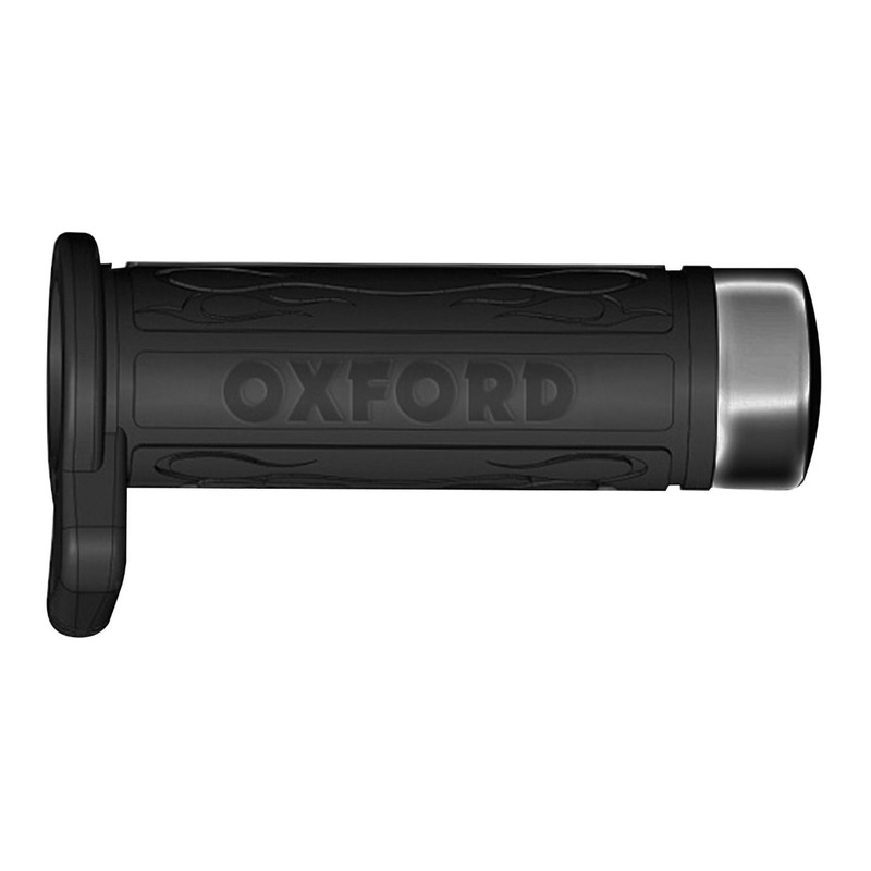 Oxford HotGrips  – Replacement Dark Chrome Cap for 697 Hotgrip