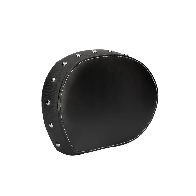 Passenger Backrest Pad, Black with Studs