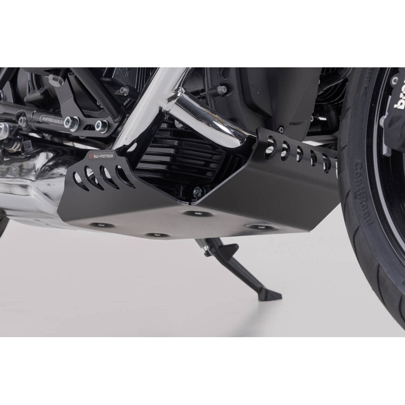 SW Motech R12 Series Engine Sump Guard – Black