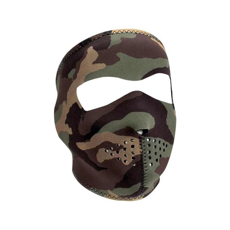 ZAN Headgear Neoprene Full Mask Woodland Camo