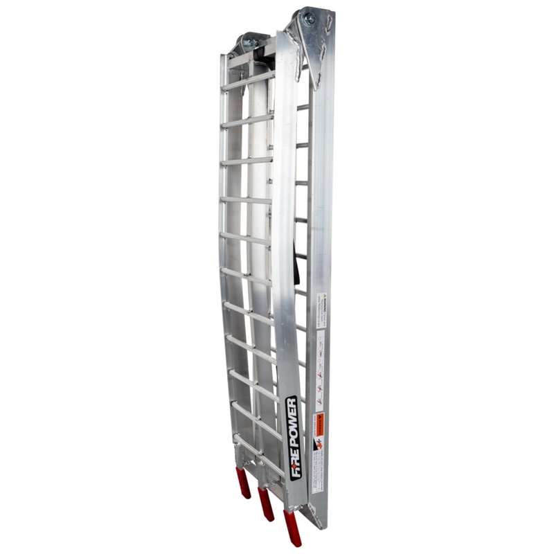 Fire Power – Curved Aluminum Ramp 88″ X 11.25″ Folding
