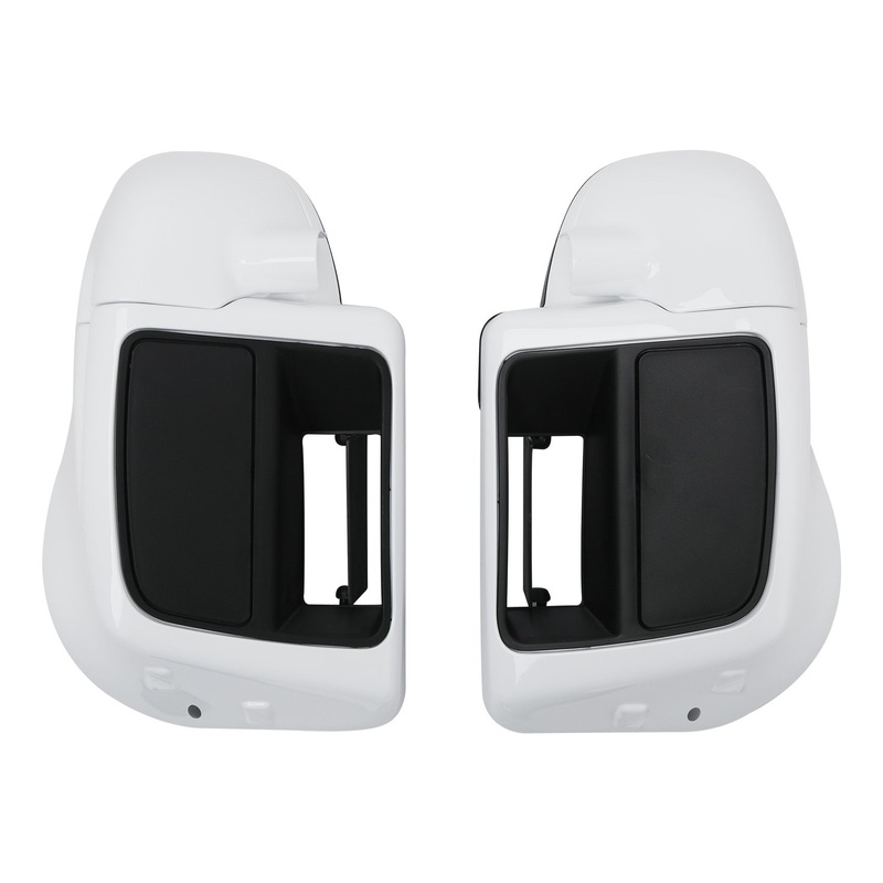 HR3 Stone Washed White Pearl Vented Lower Fairing Kit For Harley Touring models 2014-2024