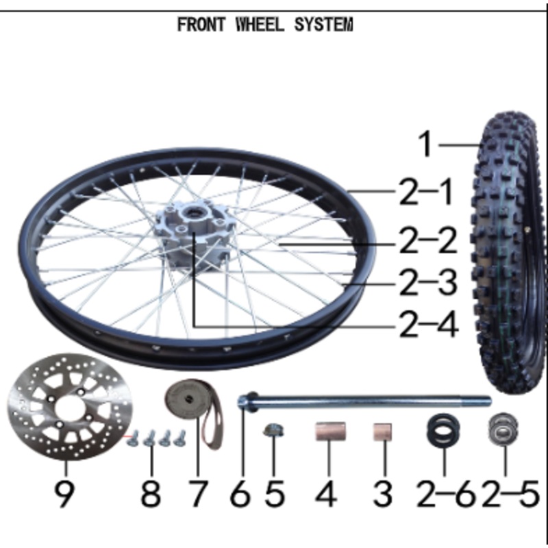 Hub – 150DH Gas Dirt Bike