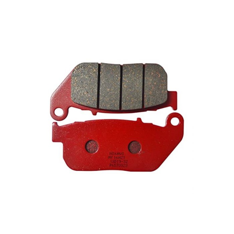 NIKAVI RDP08 Red Brake Disc Pad Compatible for Harley Davidson Sportster Old Front