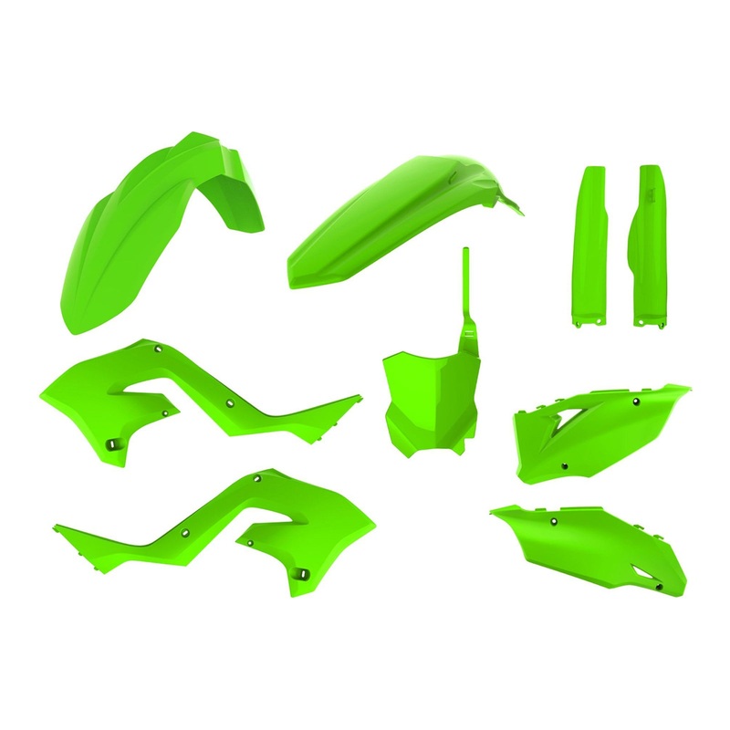 Polisport MX Restyling Kit Kawasaki KX125/250 ’03-’08 – Lime Green