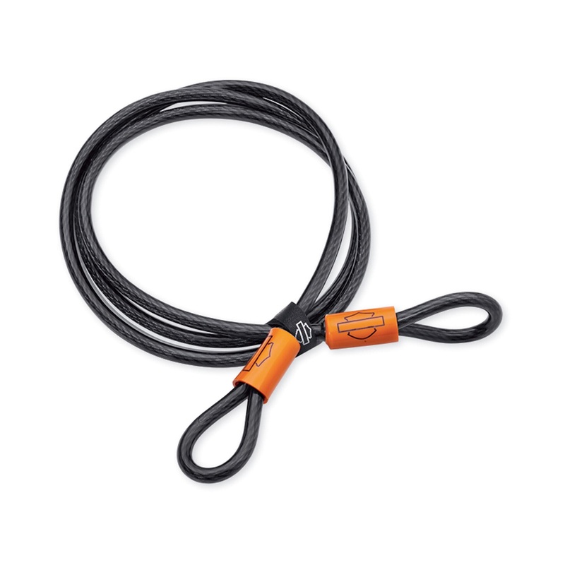 Harley Davidson 94871-10 Double Looped Security Cable DBL-LOOPED CABLE,7FT X 10MM