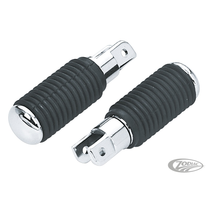 Universal Foot Pegs With Chrome End