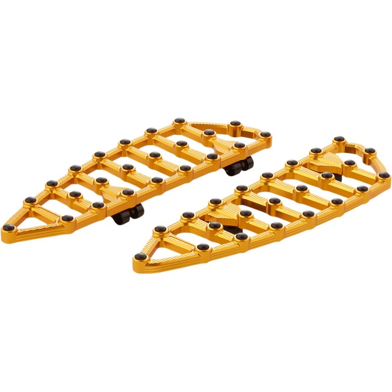 Ness-MX Floorboards, Gold – 18+ Softail
