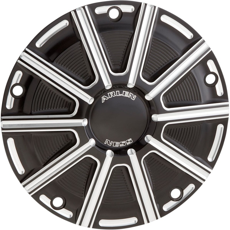 10-Gauge Derby Cover, Black – Twin Cam / Milwaukee 8