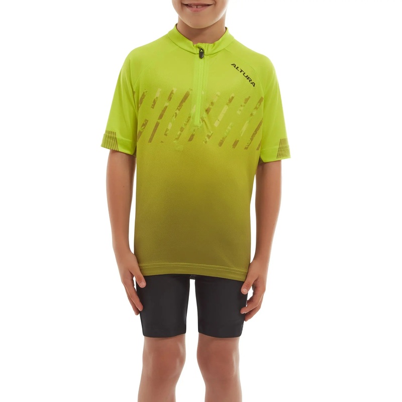 Altura Airstream Short Sleeves Cycling Kids Cycle Jersey Lime