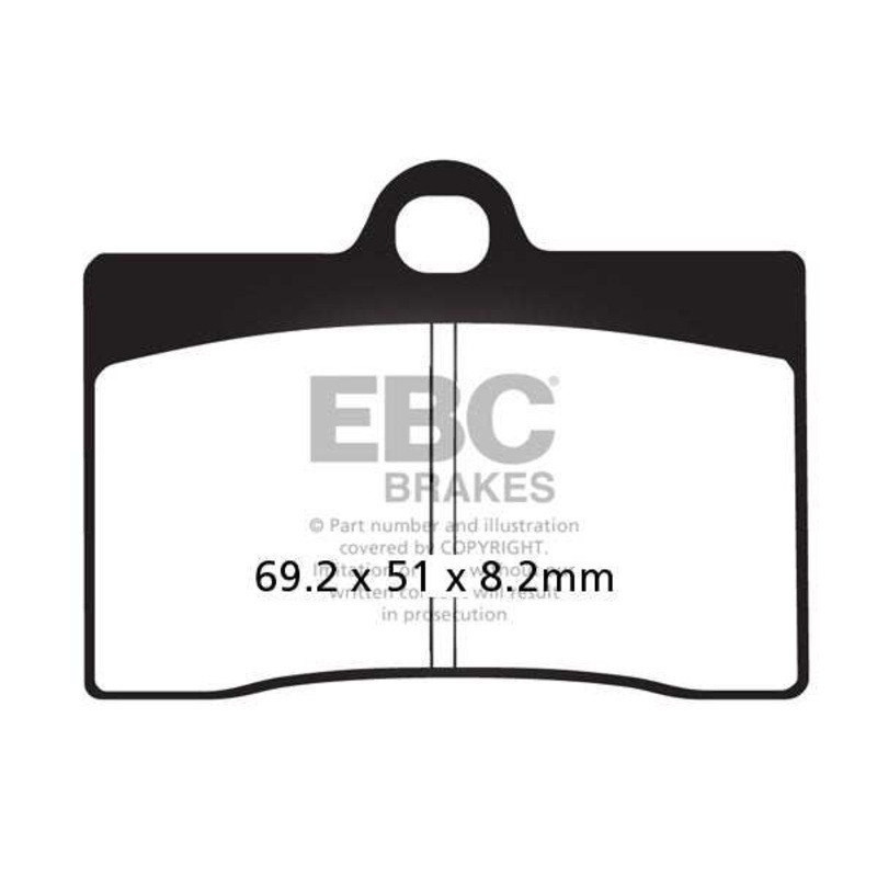 Brakes – FA095HH Fully Sintered – EBC (Front)