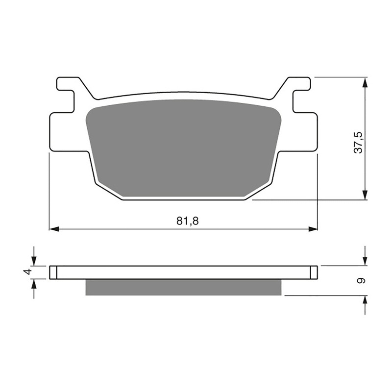 GOLDfren Brake Pads GF287 – S3