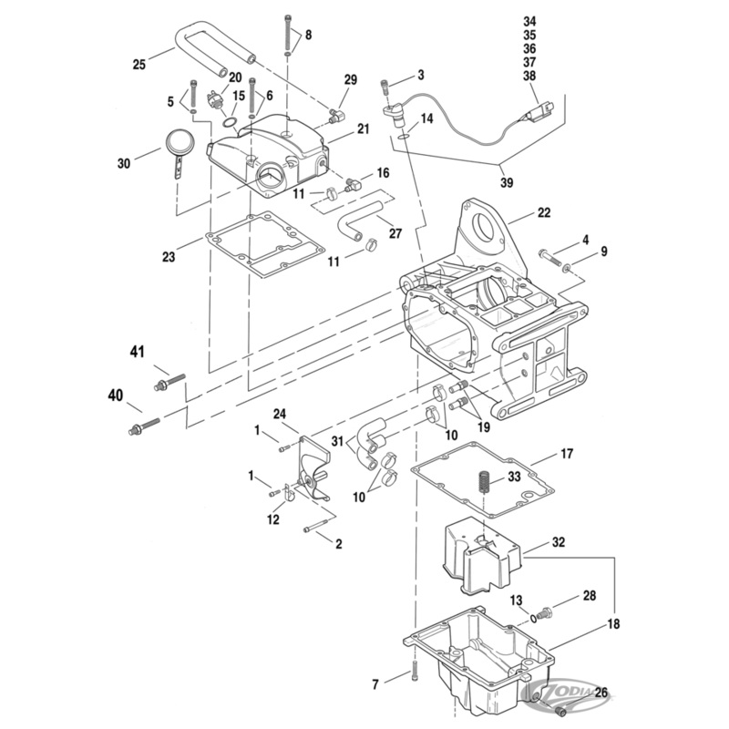 Transmission Housing Parts 1999-2005 Dyna