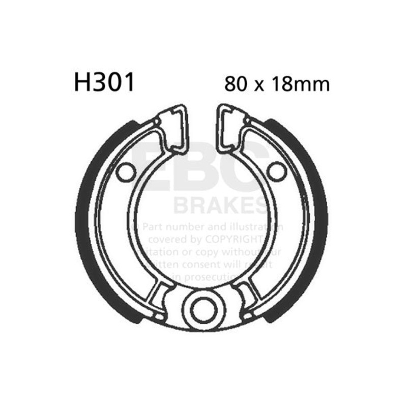 Brakes – FAH301 Organic- EBC