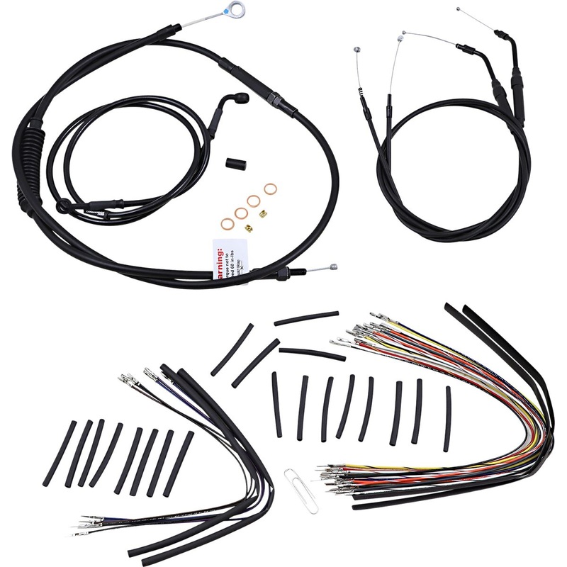Cable Kit 10″ Black Vinyl Stainless T Bar W/O Abs