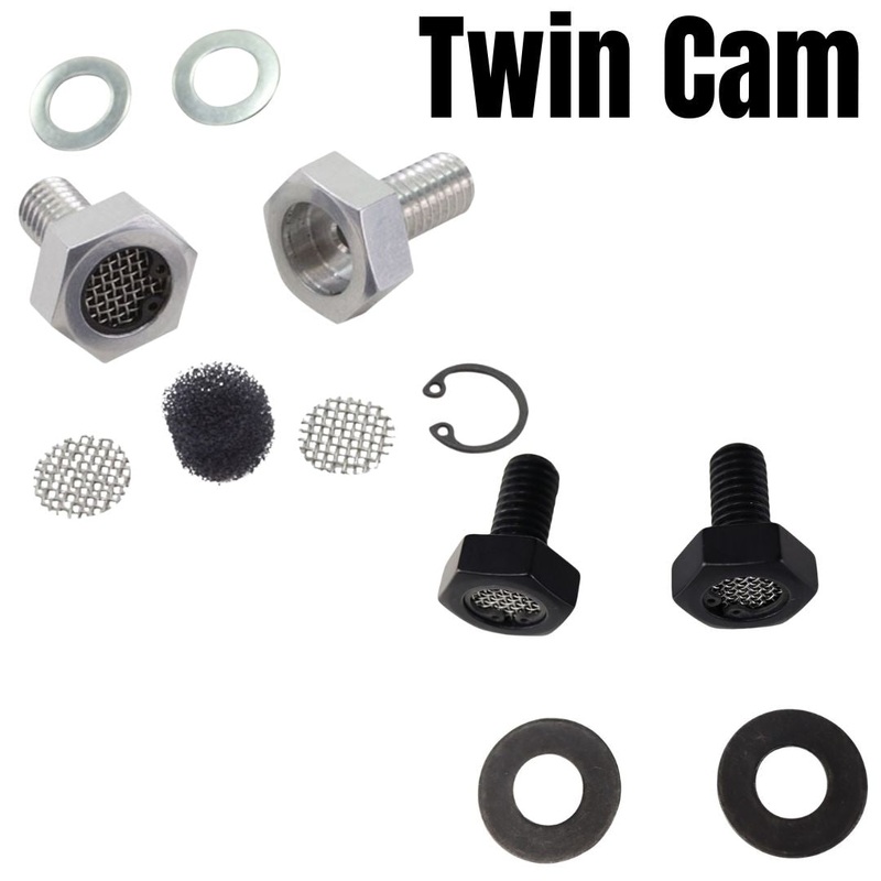 TC Bros. Breather Bolts for Harley-Davidson Twin Cam