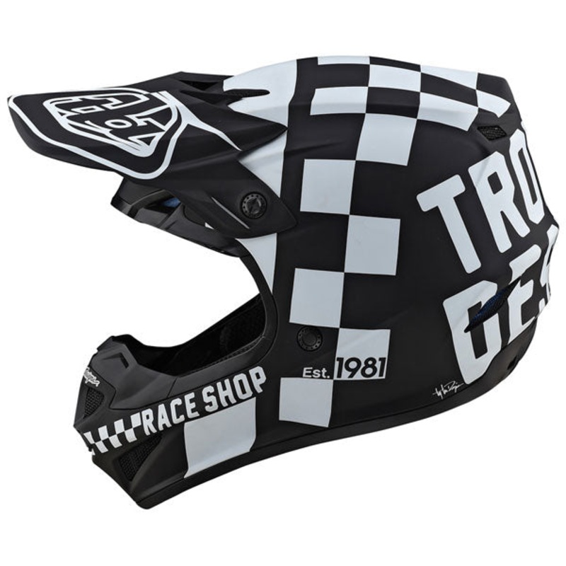 Troy Lee Designs – Se4 Polyacrylite Checkers Helmet