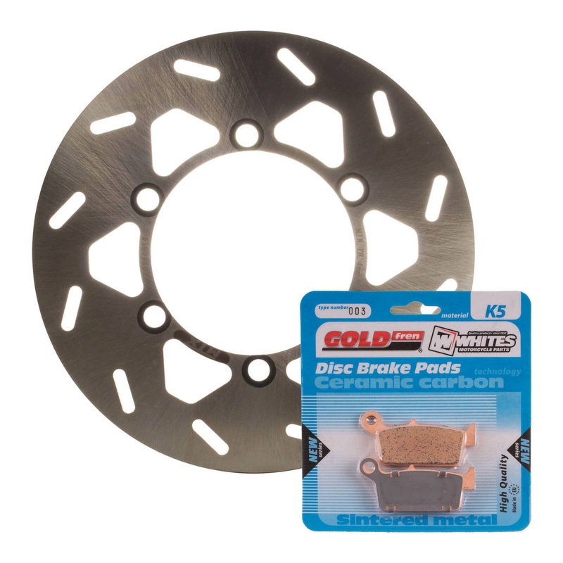 Brake Disc & Pad Rear Kit – Kawasaki KLX300R ’97-’08