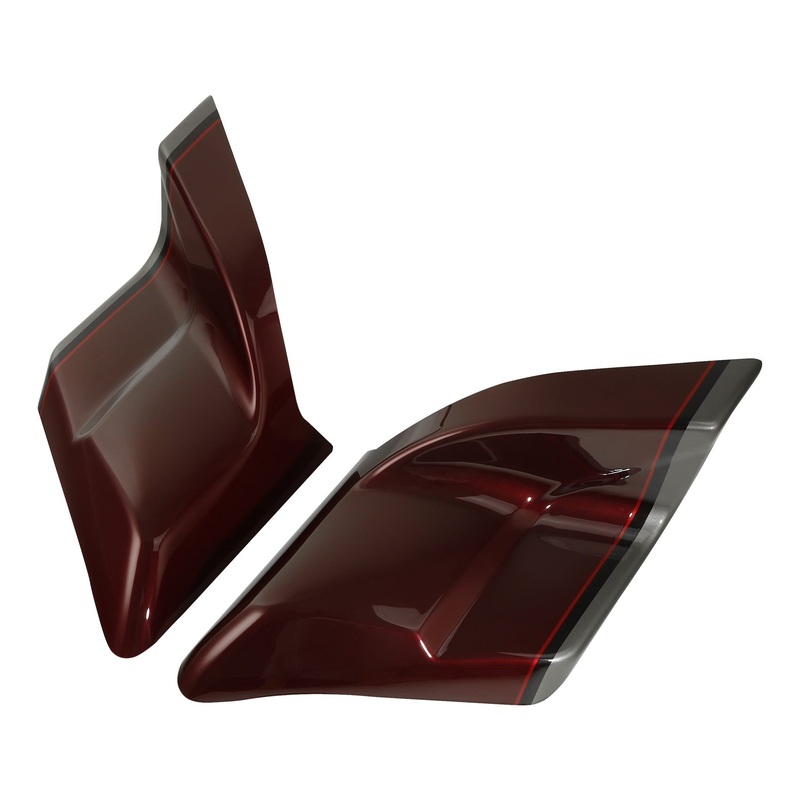HR3 Black Forest & Wineberry CVO Stretched Side Covers CVO Street Glide FLHXSE2019