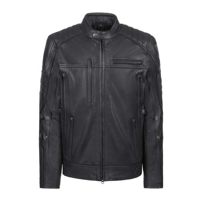 John Doe Technical Leather Jacket With XTM Black