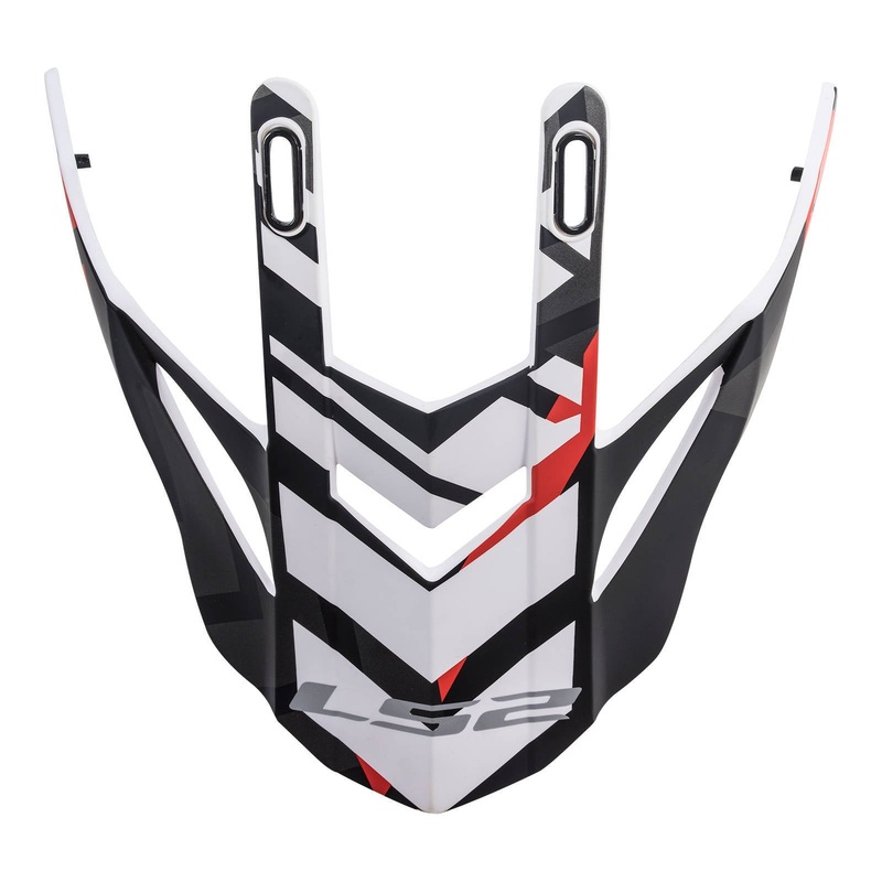 LS2 MX436 Pioneer Peak – Xtreme Matte Black / White / Red