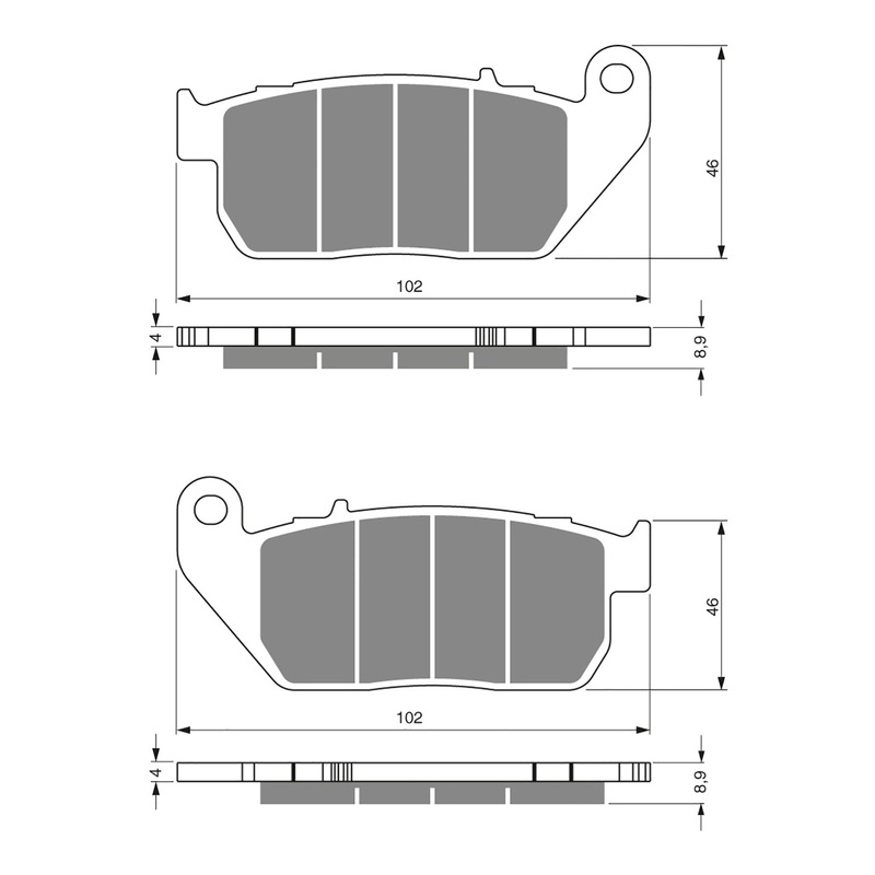 GOLDfren Brake Pads Sintered Sports GF272 – S3 ( PH336 )