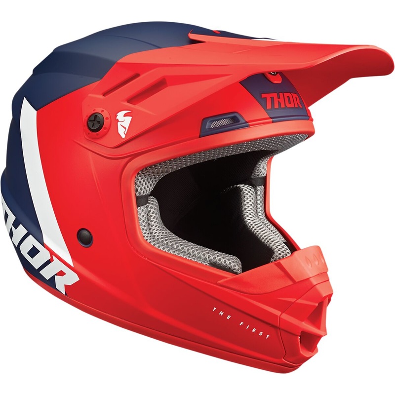 Thor Sector Chev Youth Red / Navy
