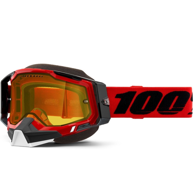 100% – Racecraft 2.0 Snowmobile Goggle (Yellow Lens)