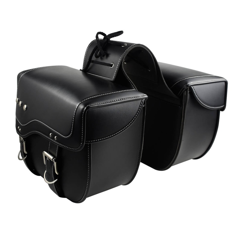 2pcs Motorcycle Saddle Bag Side Storage Fit For Harley XL883 | Mactions