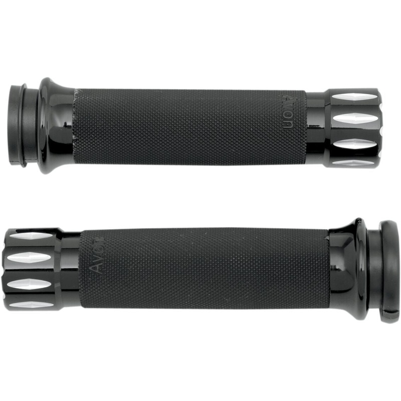 Grips Custom Contour Rival Black Throttle By Wire