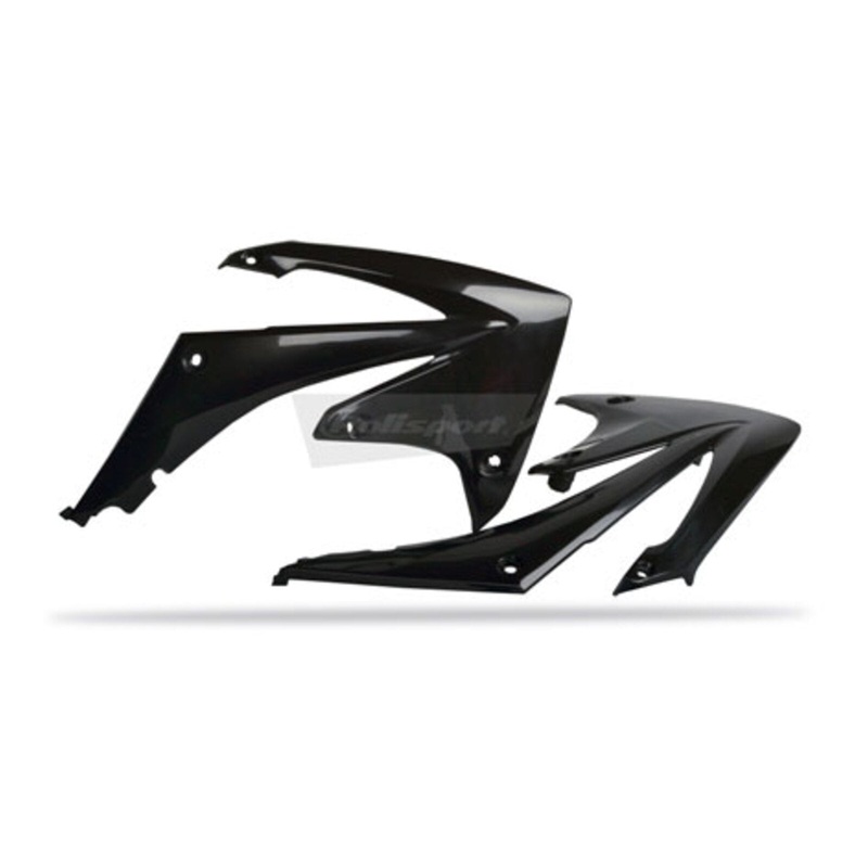 Polisport Radiator Scoops Honda CRF250R (’10-’13) / CRF450R (’09-’12) – Black