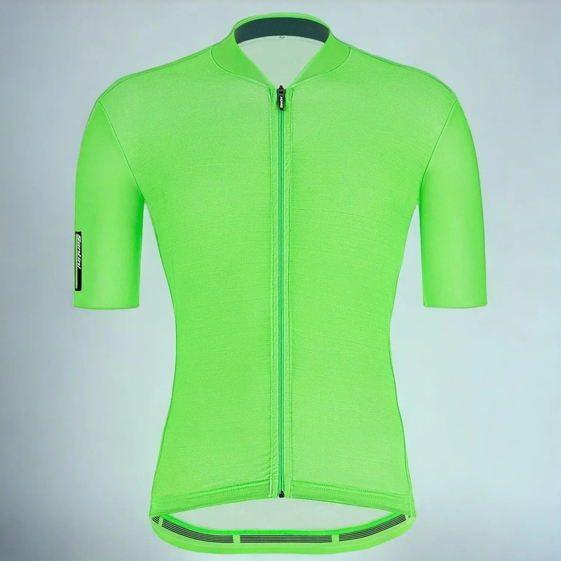 Santini SS21 Color Short Sleeve Jersey Flashy Green
