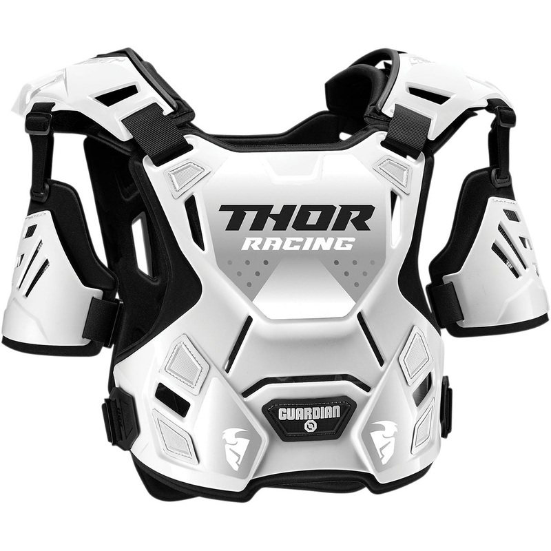 Thor Guardian Youth Chest Protector White / Black