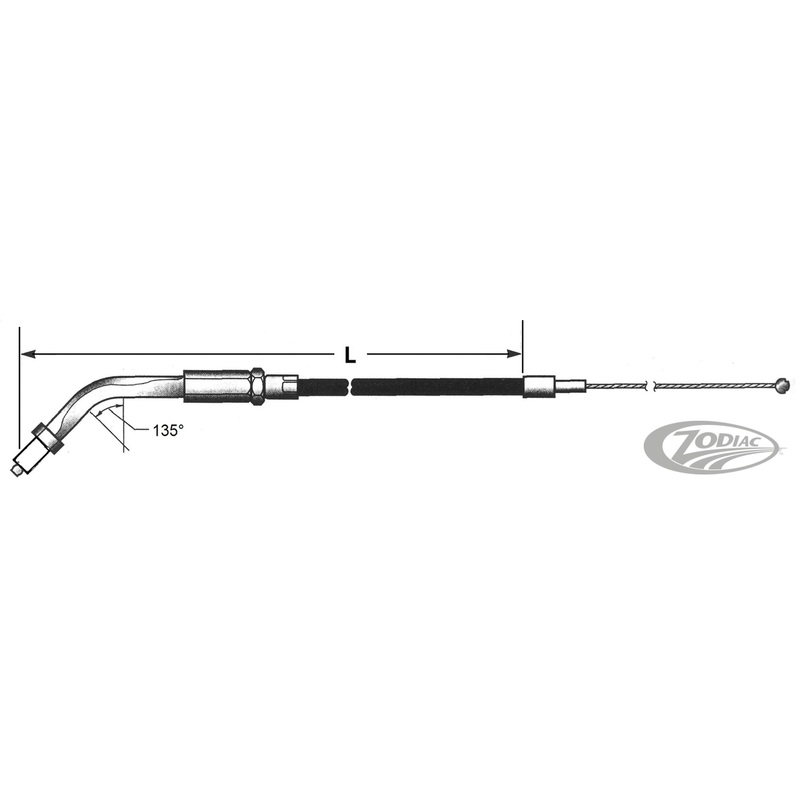 Throttle and Idle Cable 1996-2006 Sportster