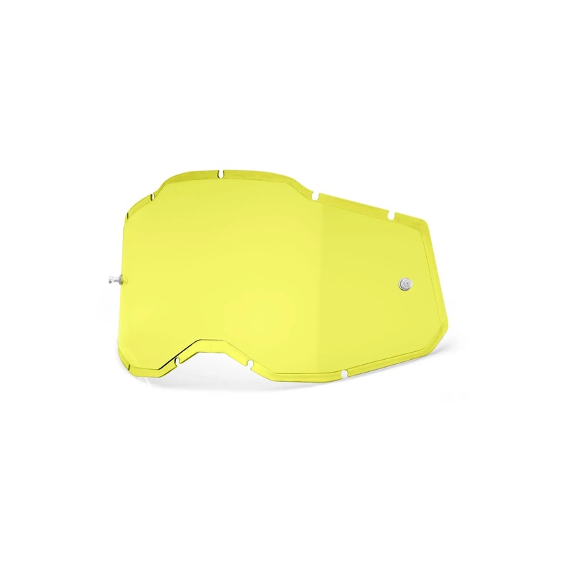 100% Racecraft 2 / Accuri 2 / Strata 2 Injected Replacement Lens Yellow