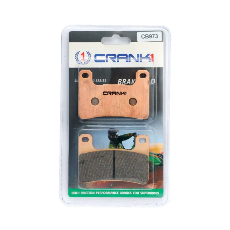 BRAKE PADS FRONT SUZUKI INTRUDER M1800 (2 SETS)-2007 TO 2018-CB973  CRANK1 Sintered Brake Pad