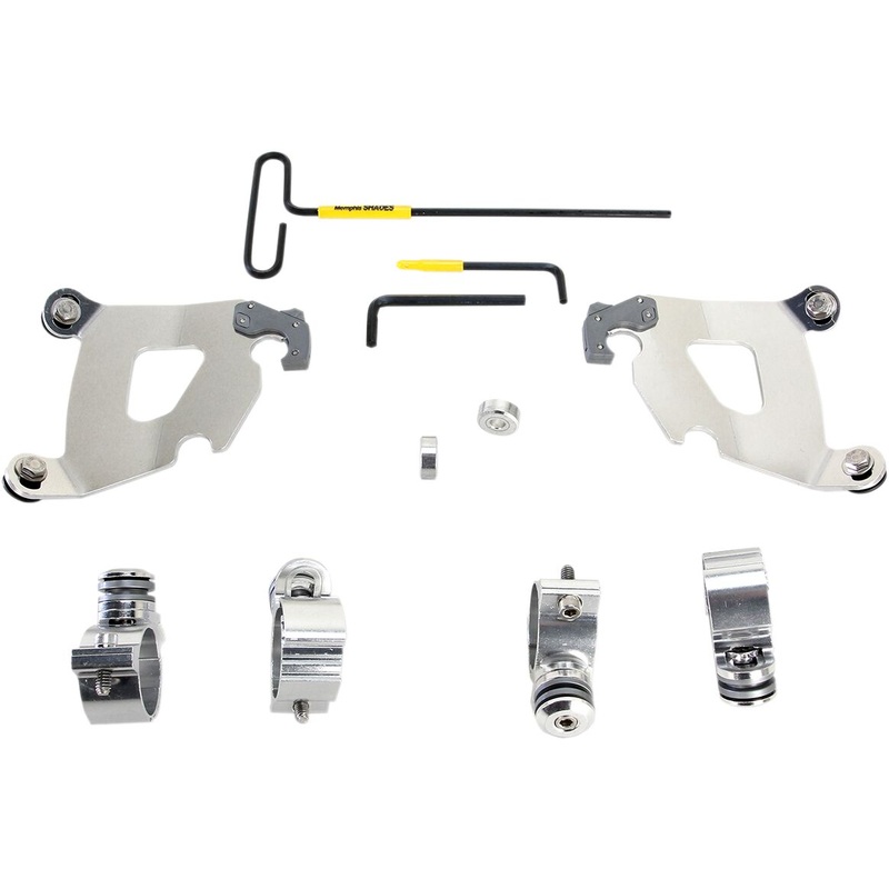 Cafe Fairing Trigger-Lock Mounting Hardware, Polished – 11-19 Sportster XL