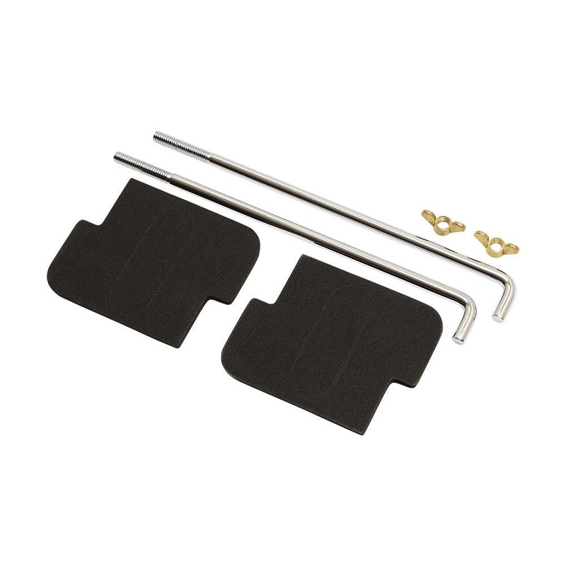 Chrome 6 Volt Battery Rod Set