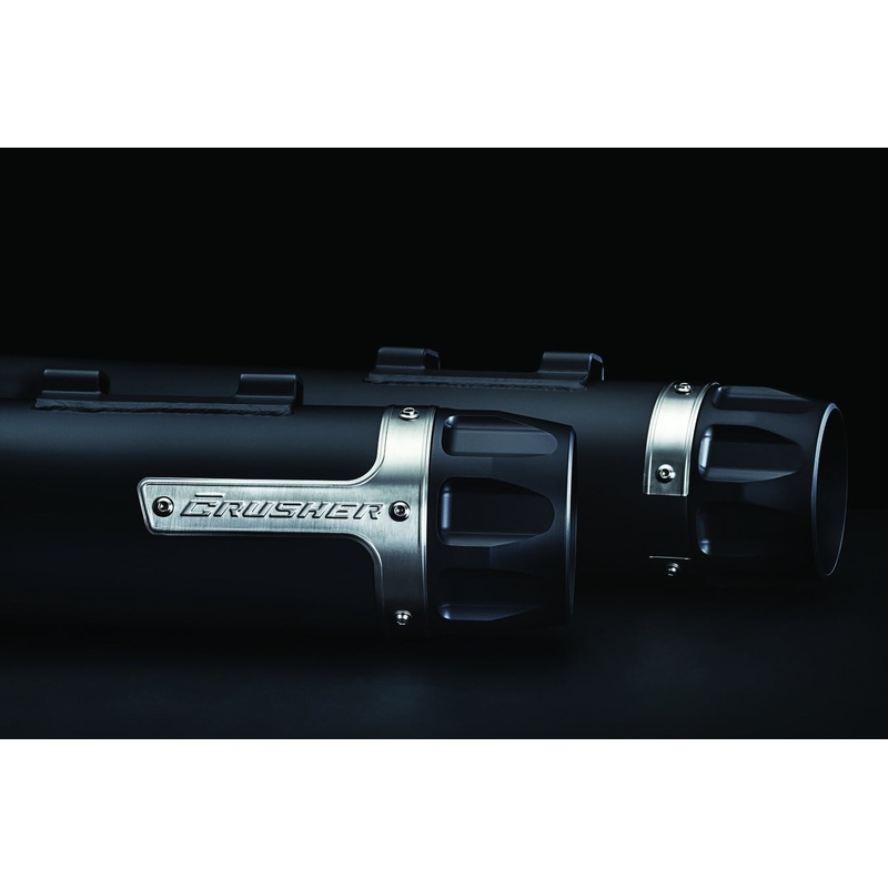 Crusher Maverick 4” Slip-on Mufflers 2017-up Touring Milwaukee-Eight