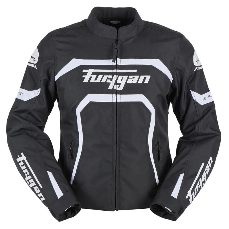 Furygan Mystic Evo Ladies Textile Jacket Black / White