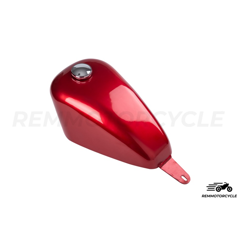 Honda Shadow gas tank red