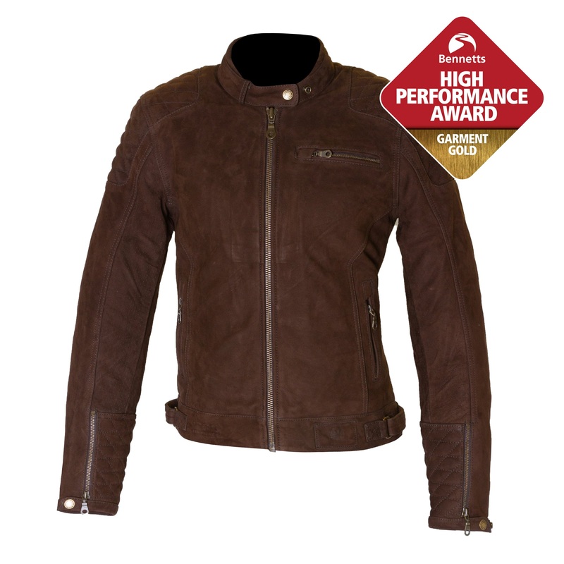 Merlin Isla TFL D3O AAA Ladies Leather Jacket Brown