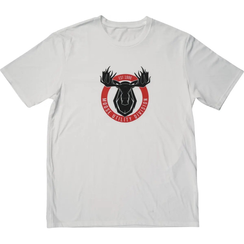 Moose Racing Mud Badge T-Shirt Off-White